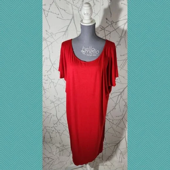 loose fitting t shirt dress Women's Coral Tee Shirt Dress main image 0